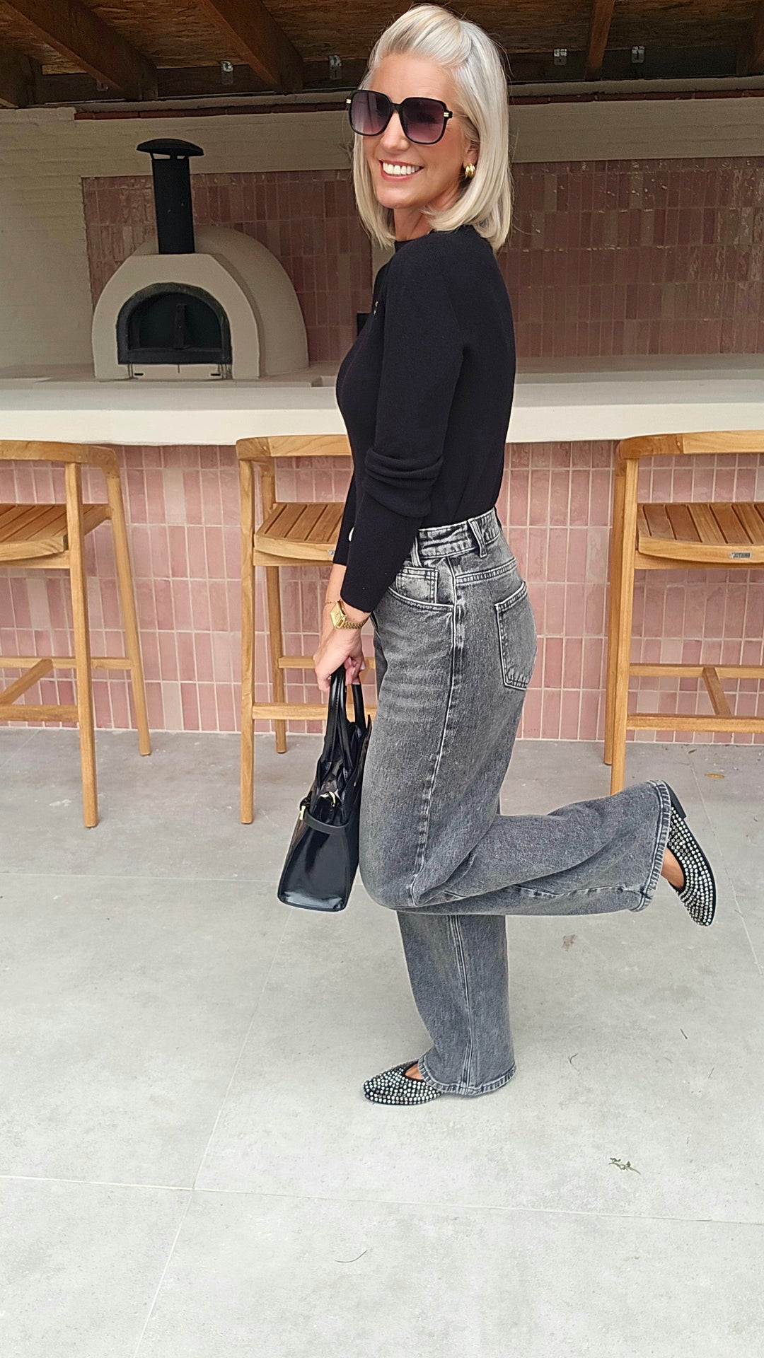 CELIA basic knit black