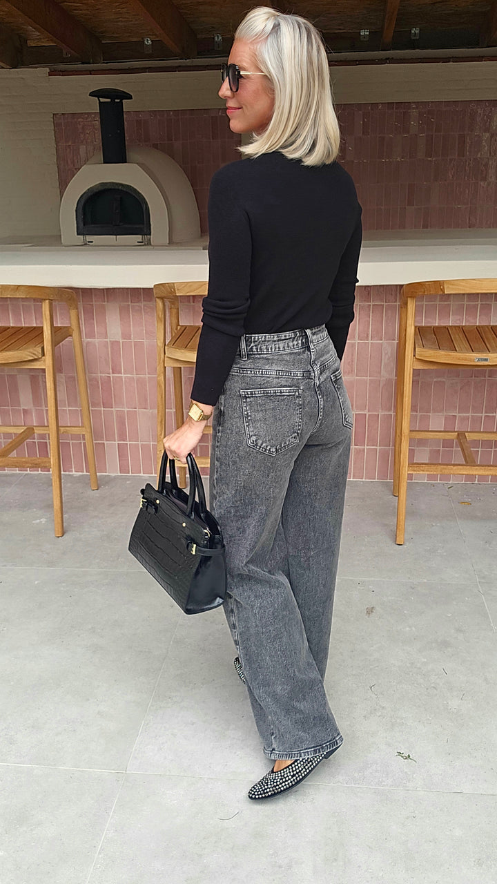 CELIA basic knit black
