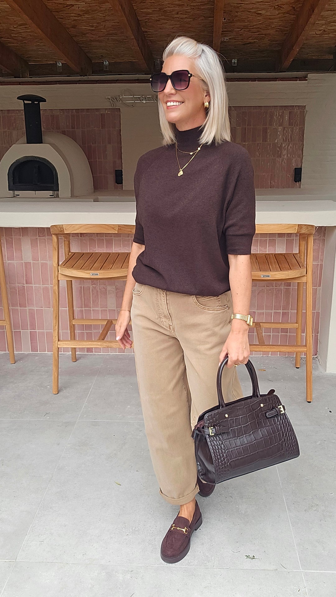 YSABEL knit chocolat
