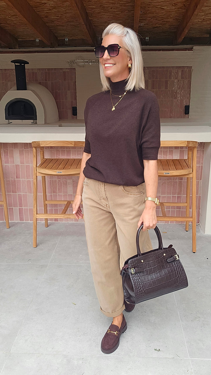 YSABEL knit chocolat