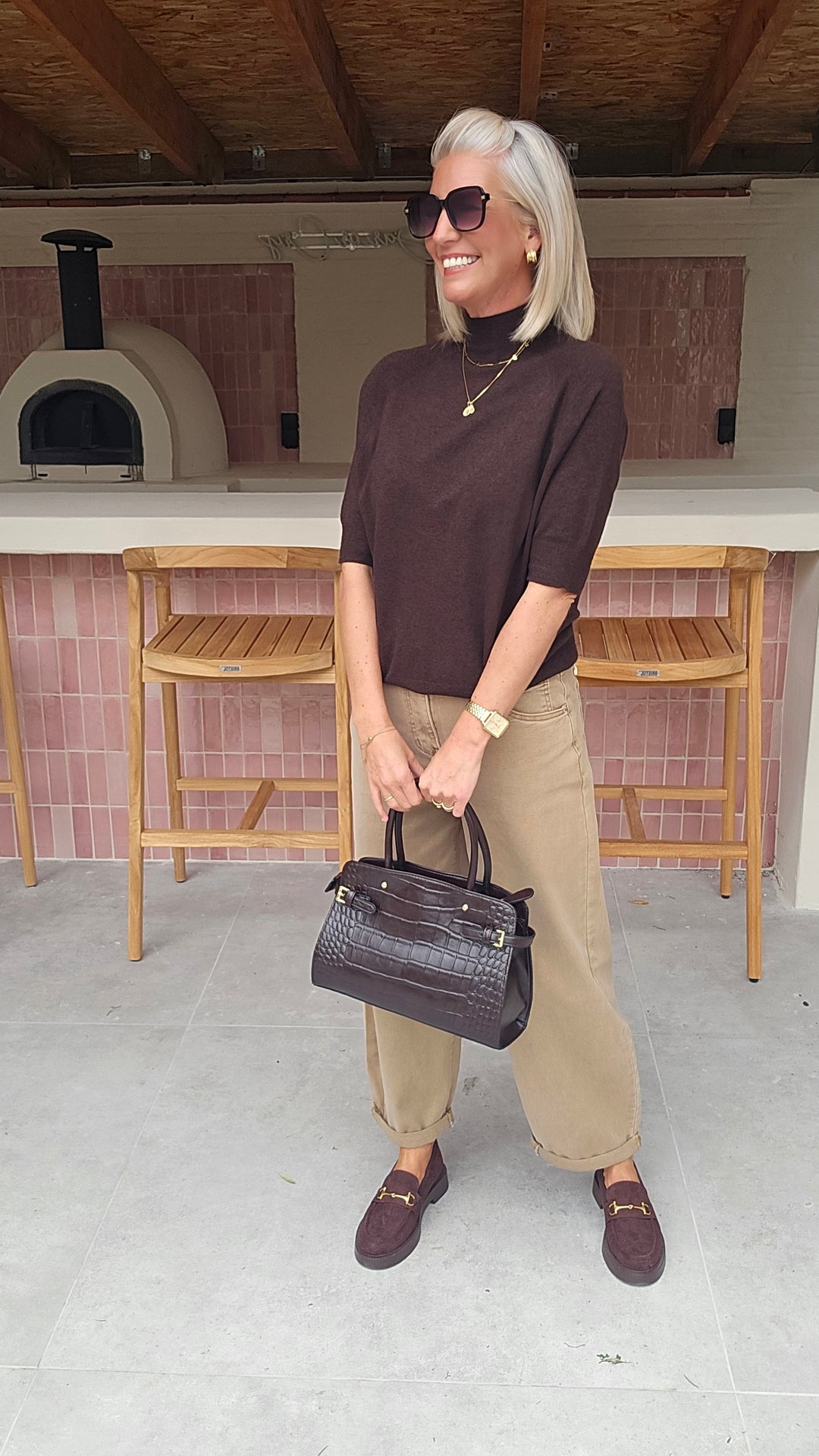 YSABEL knit chocolat