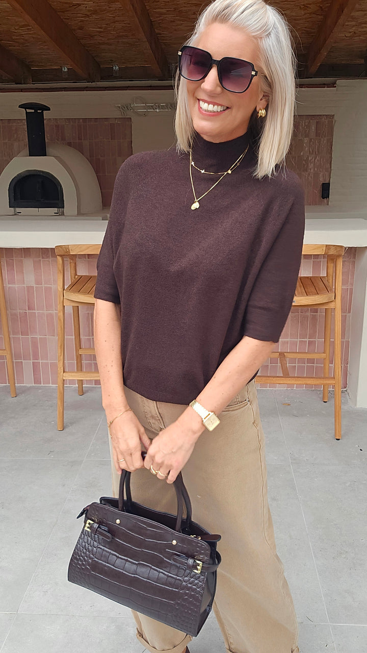 YSABEL knit chocolat