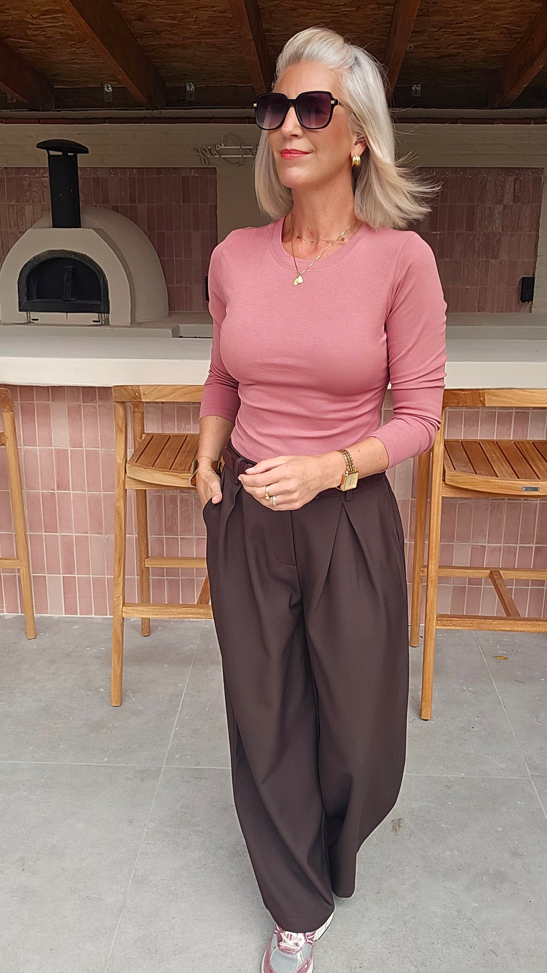 ÉLISE longsleeve old pink