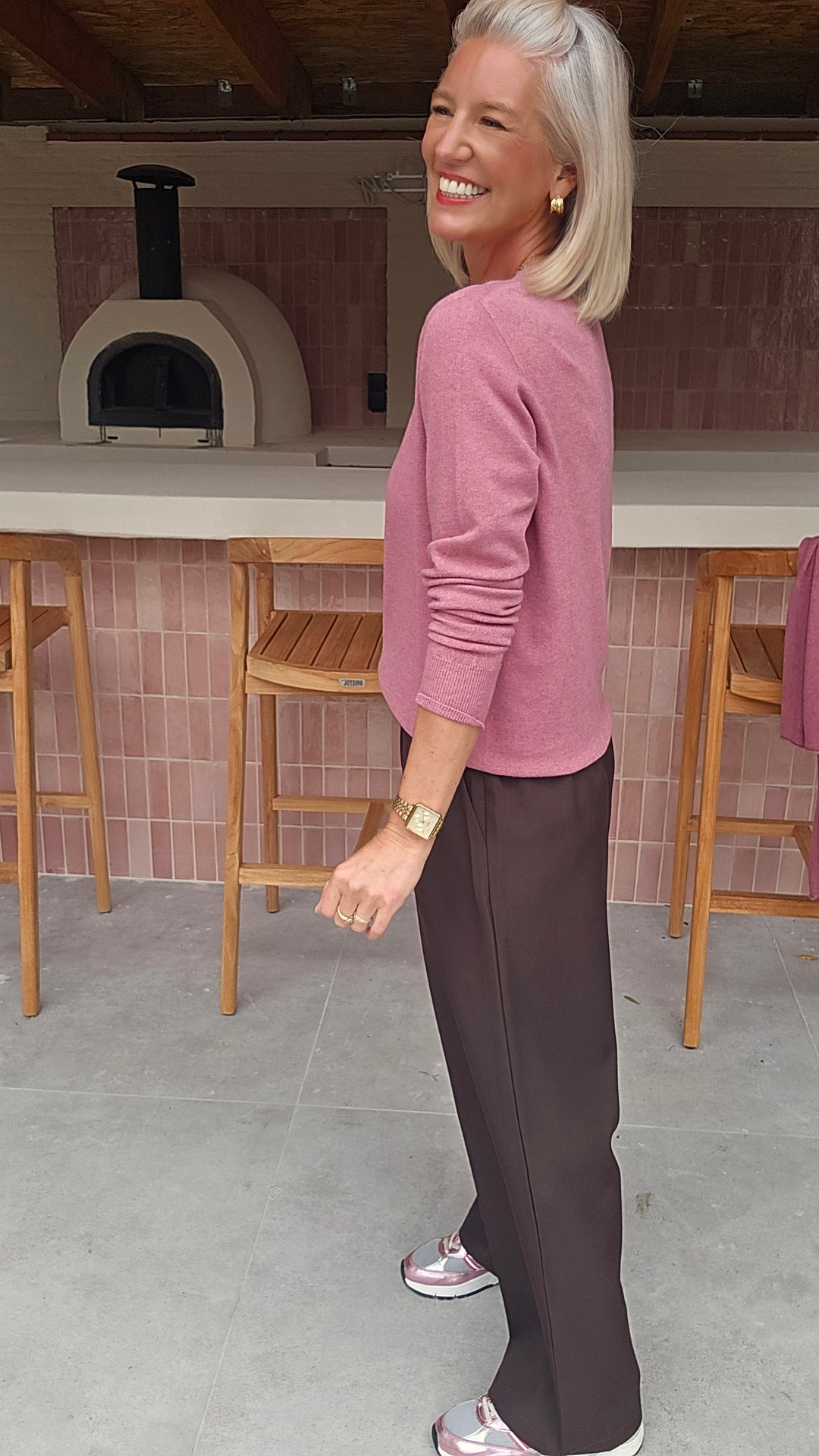 YVI knit dusty rose