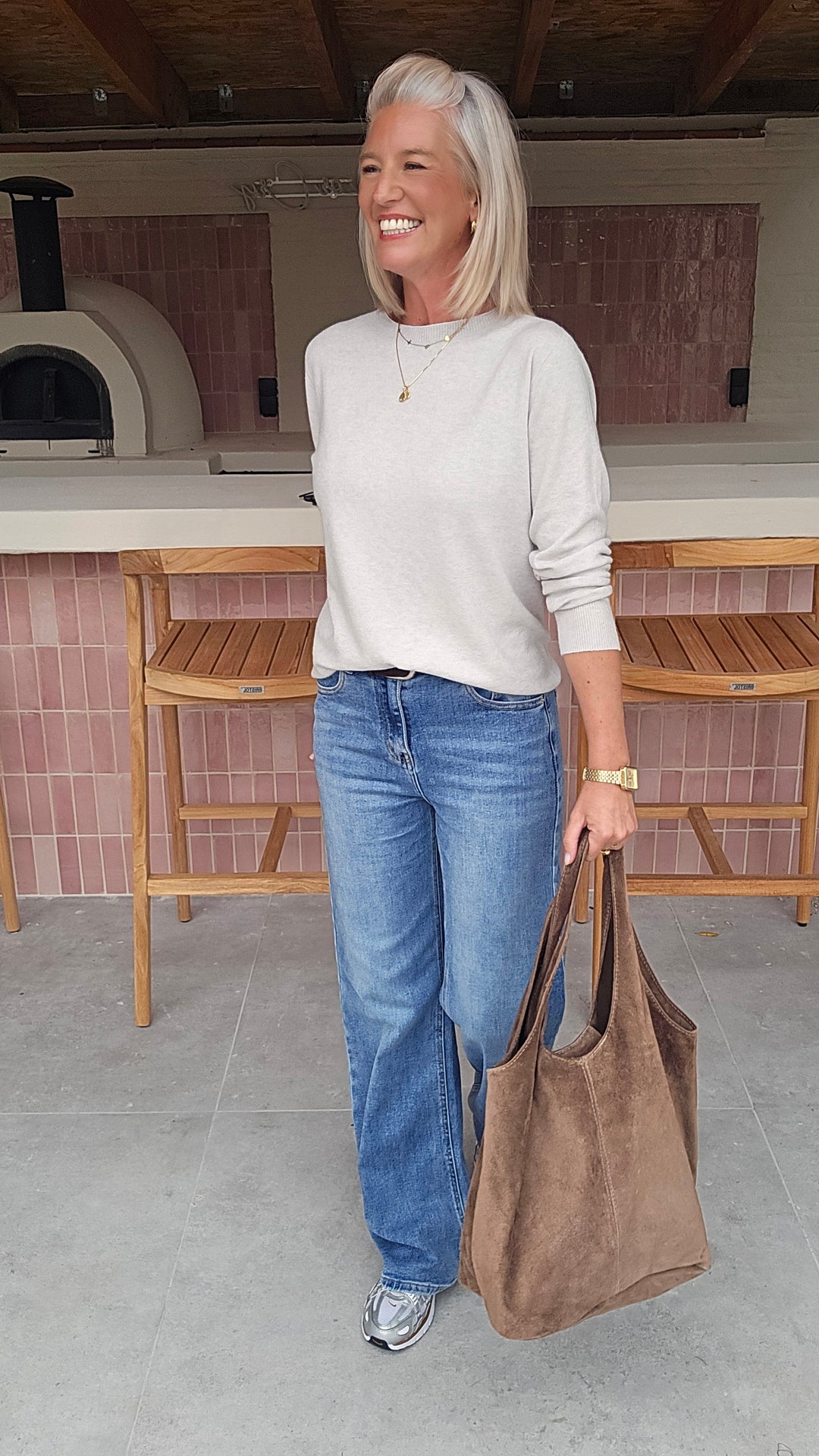 ROSALYN wide leg jeans softer blue