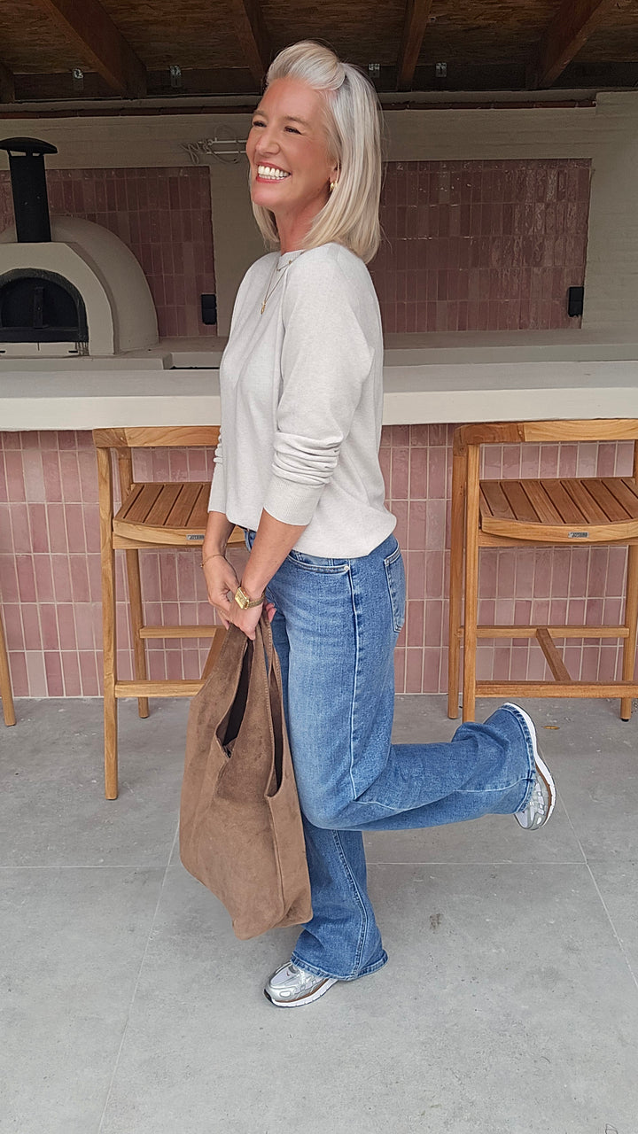ROSALYN wide leg jeans softer blue
