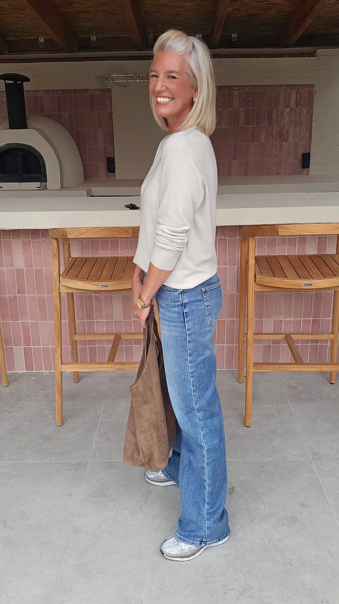 ROSALYN wide leg jeans softer blue
