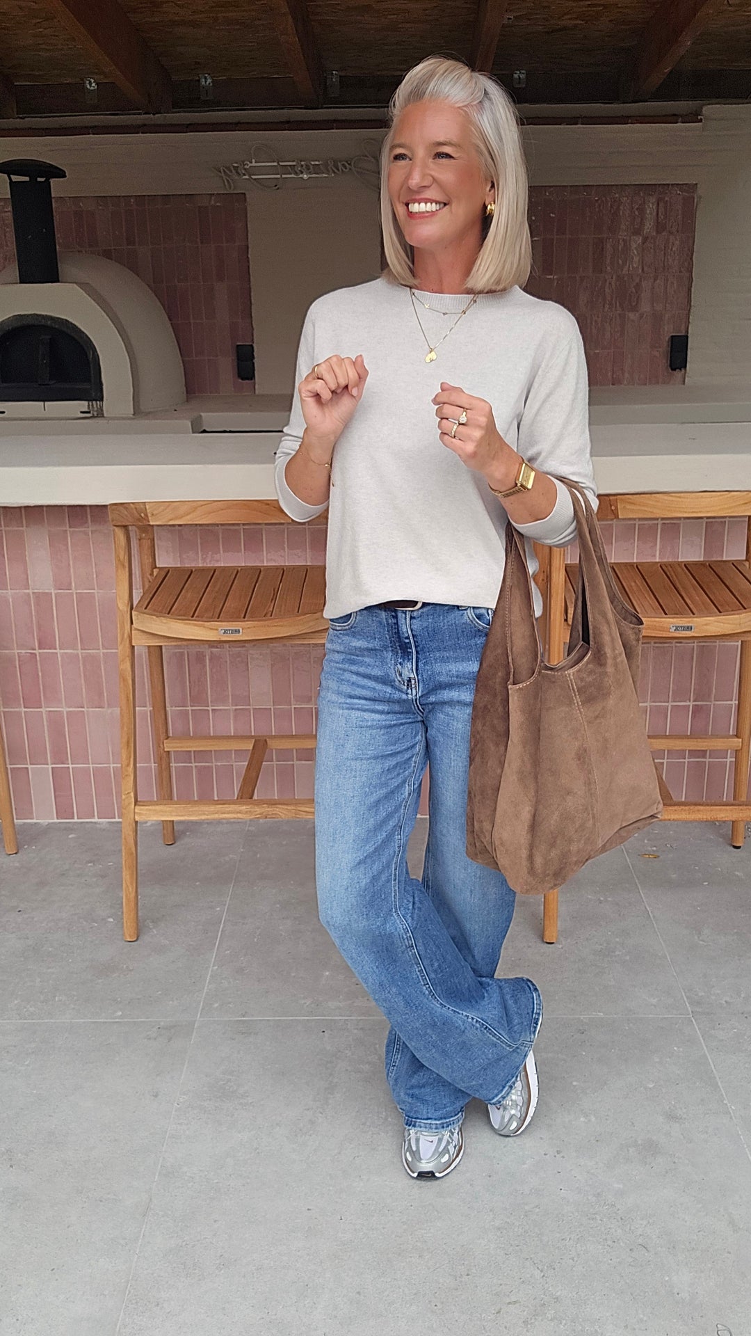ROSALYN wide leg jeans softer blue