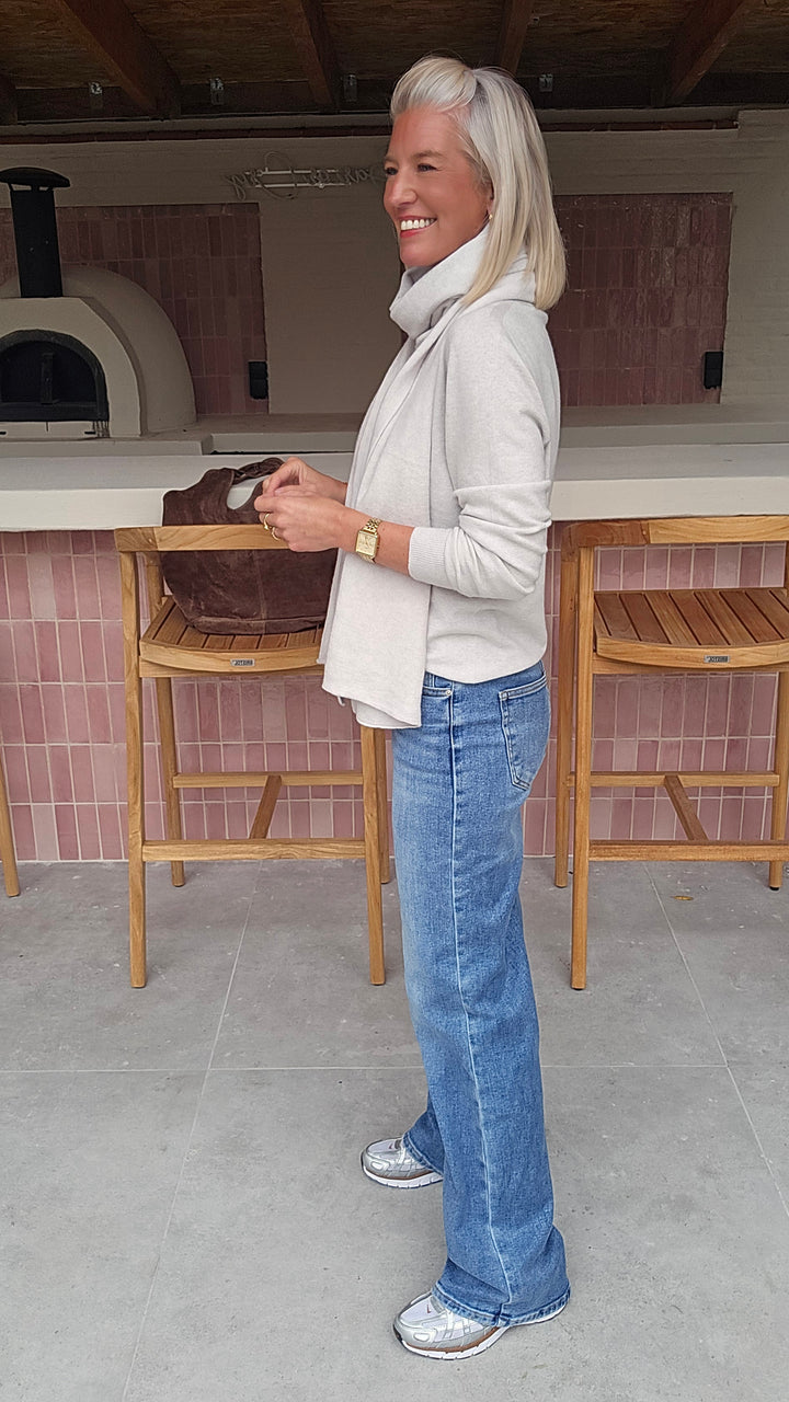 ROSALYN wide leg jeans softer blue