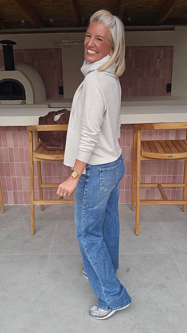 ROSALYN wide leg jeans softer blue