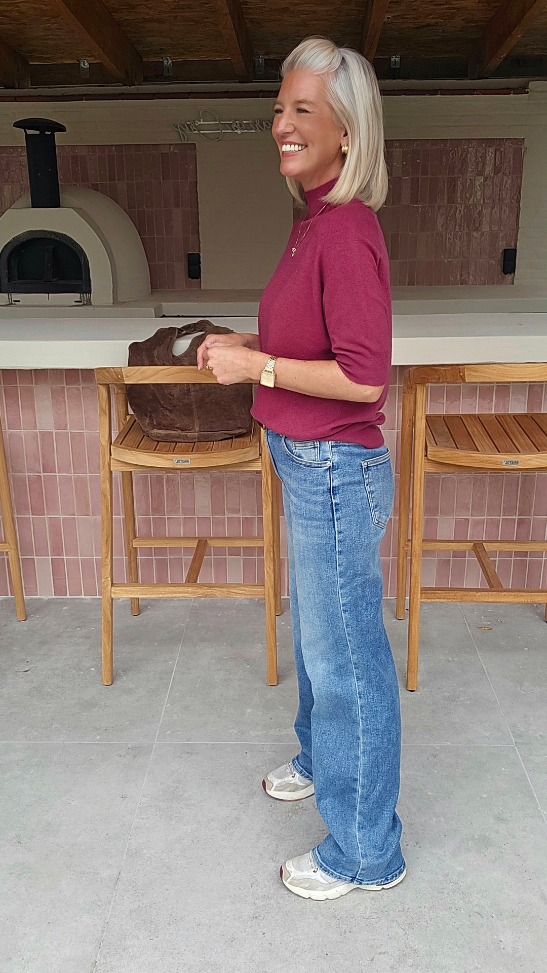 YSABEL knit burgundy
