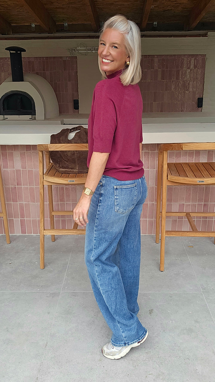 YSABEL knit burgundy