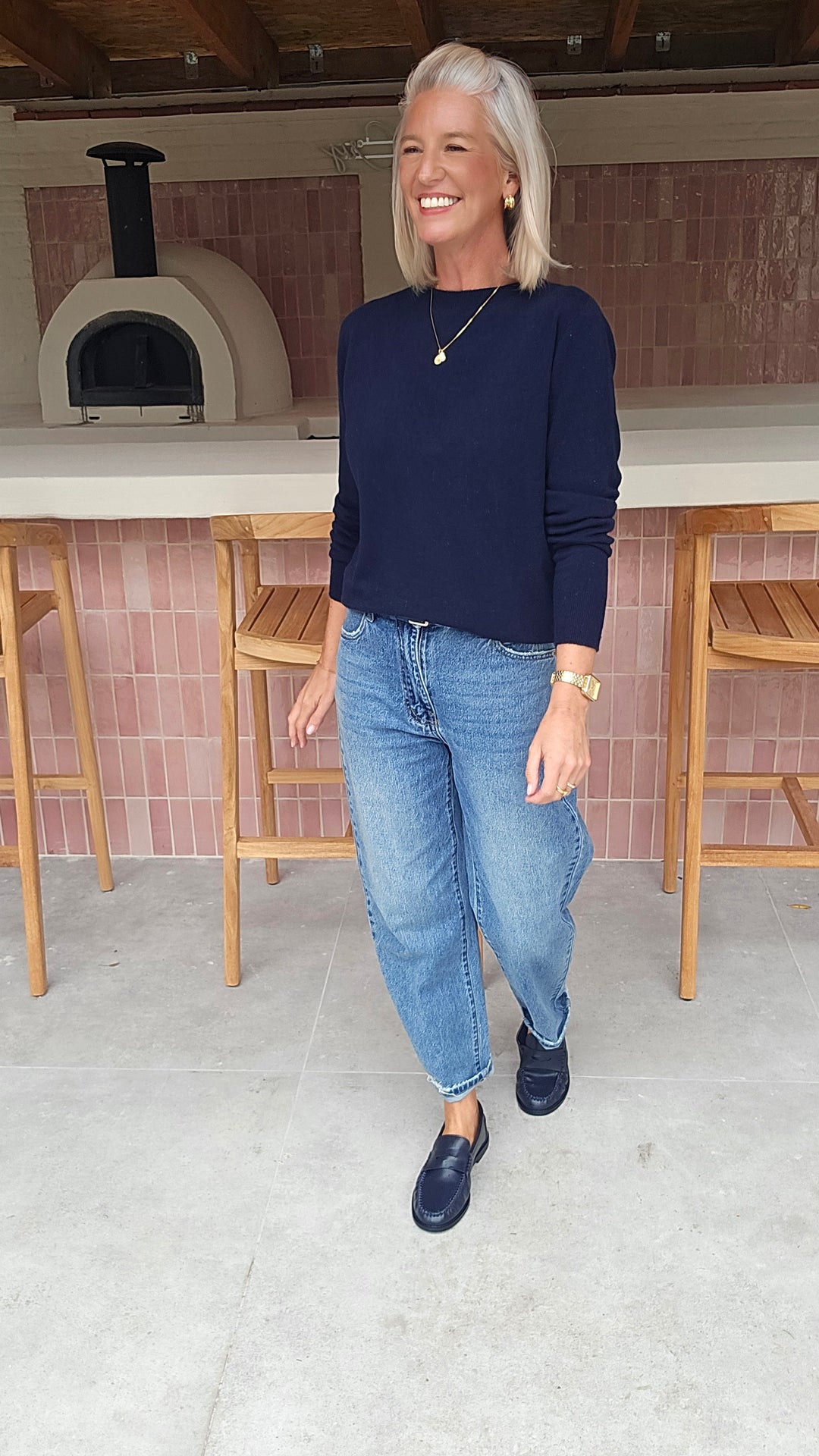 YVI knit navy