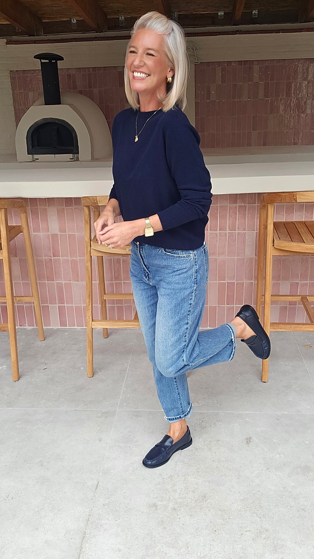 STEVIE mom jeans