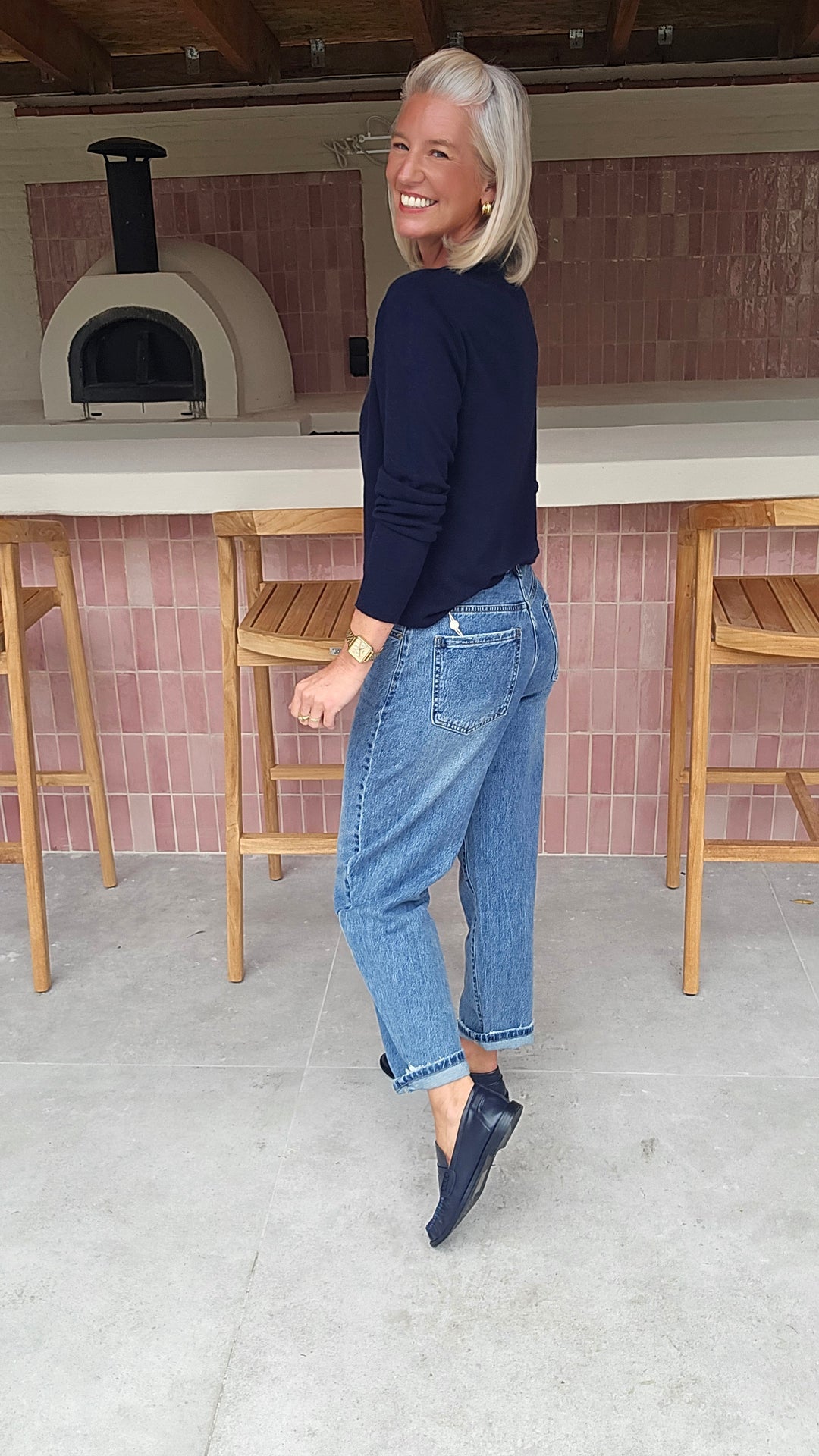 YVI knit navy