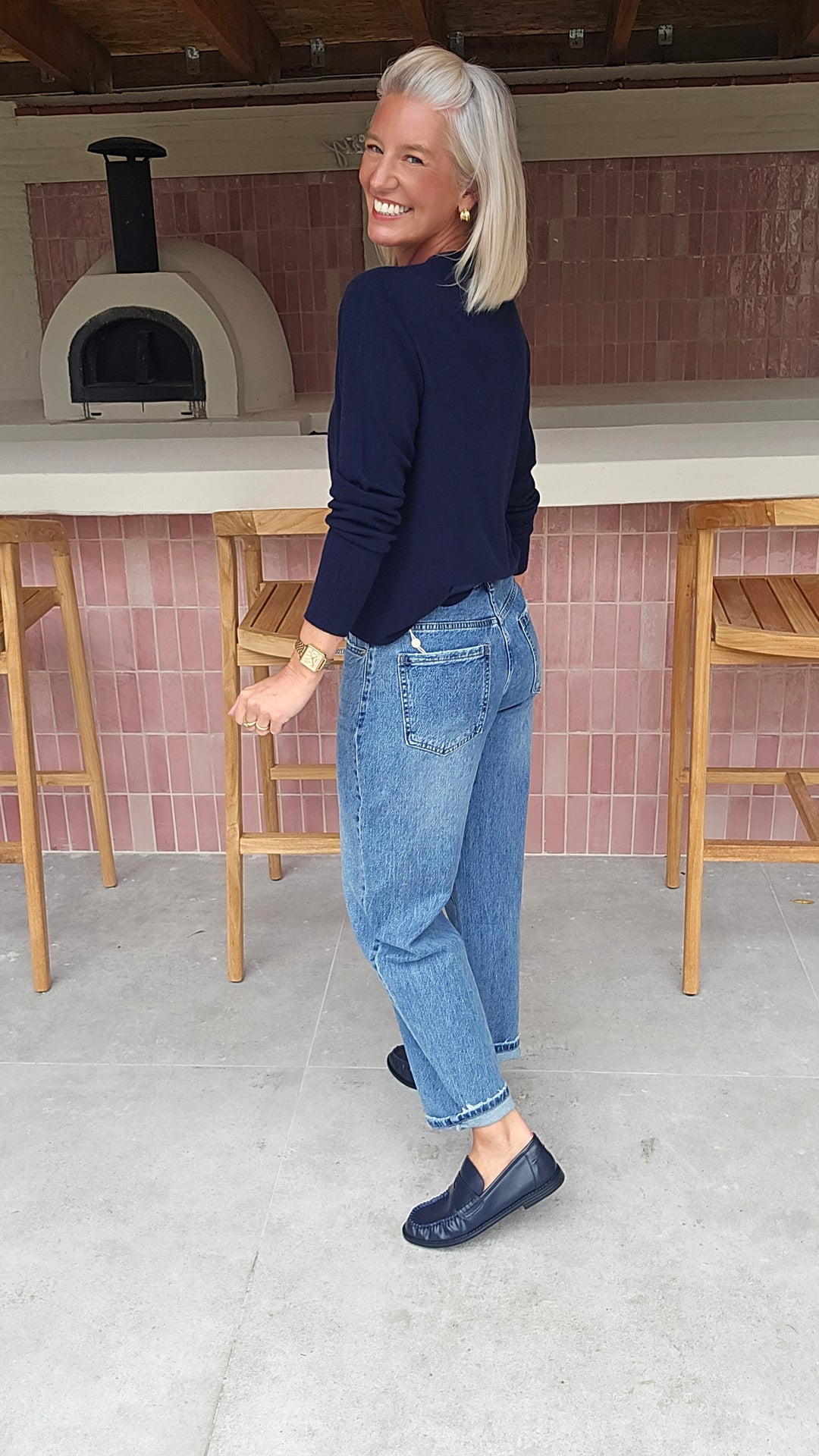 YVI knit navy
