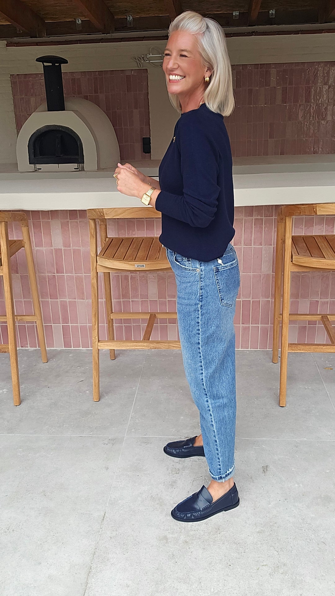 YVI knit navy