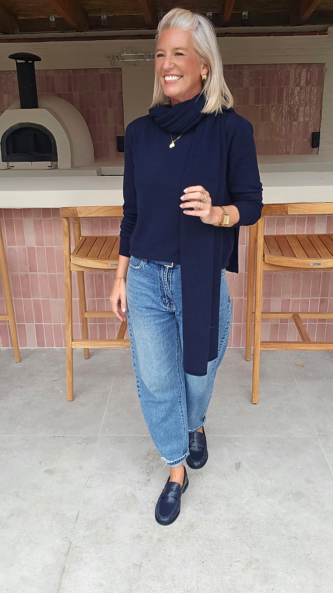 YVI knit navy