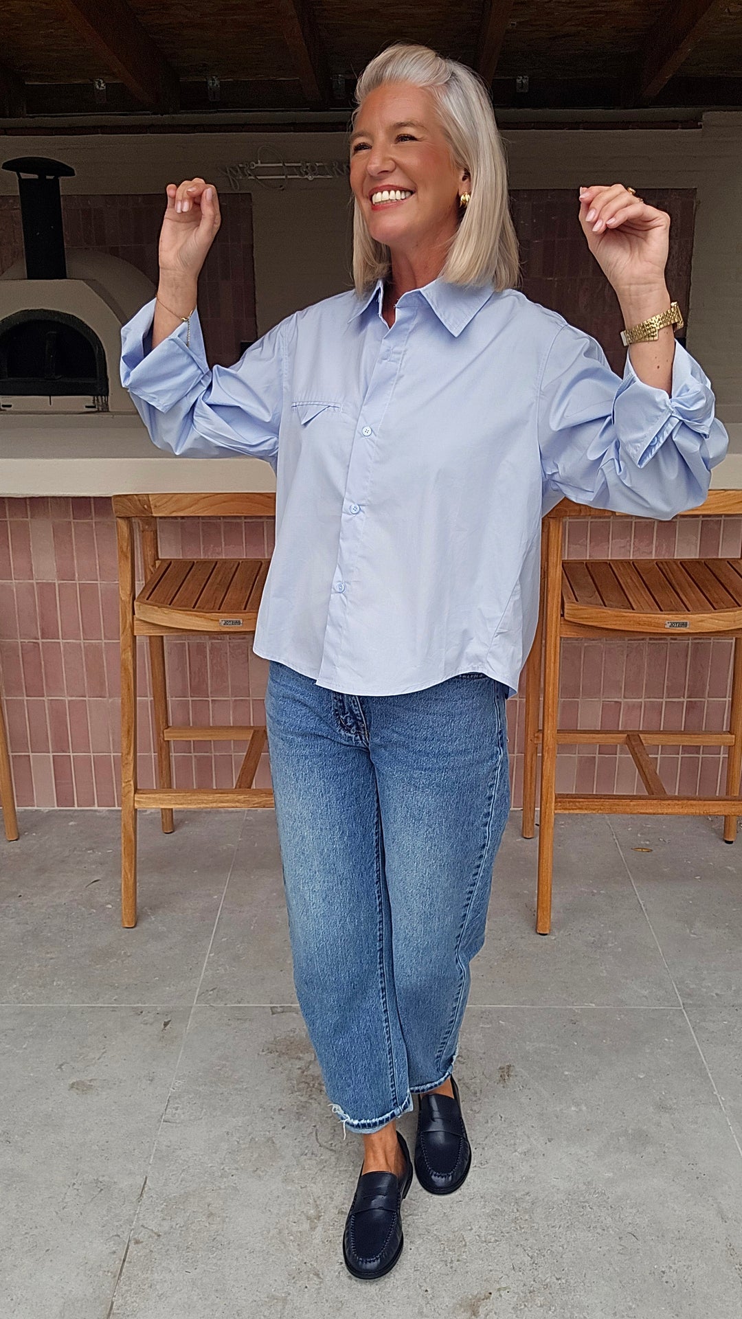 STEVIE mom jeans