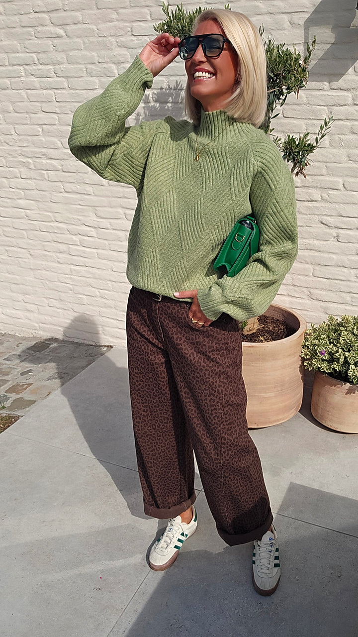 BO knit green