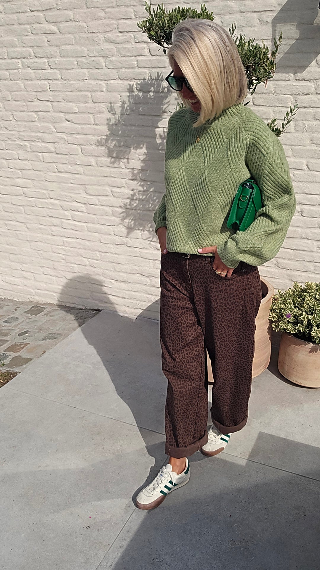 BO knit green