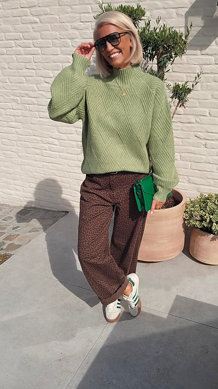 BO knit green