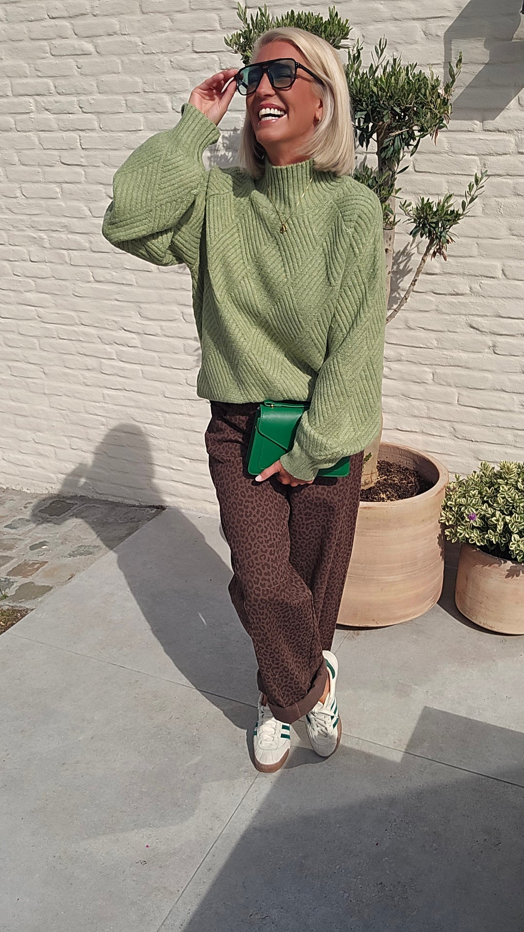 BO knit green