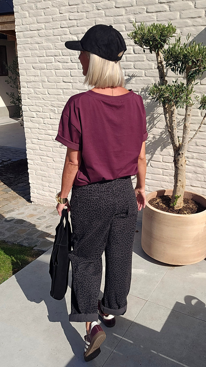 BILLIE balloon jeans dark grey black