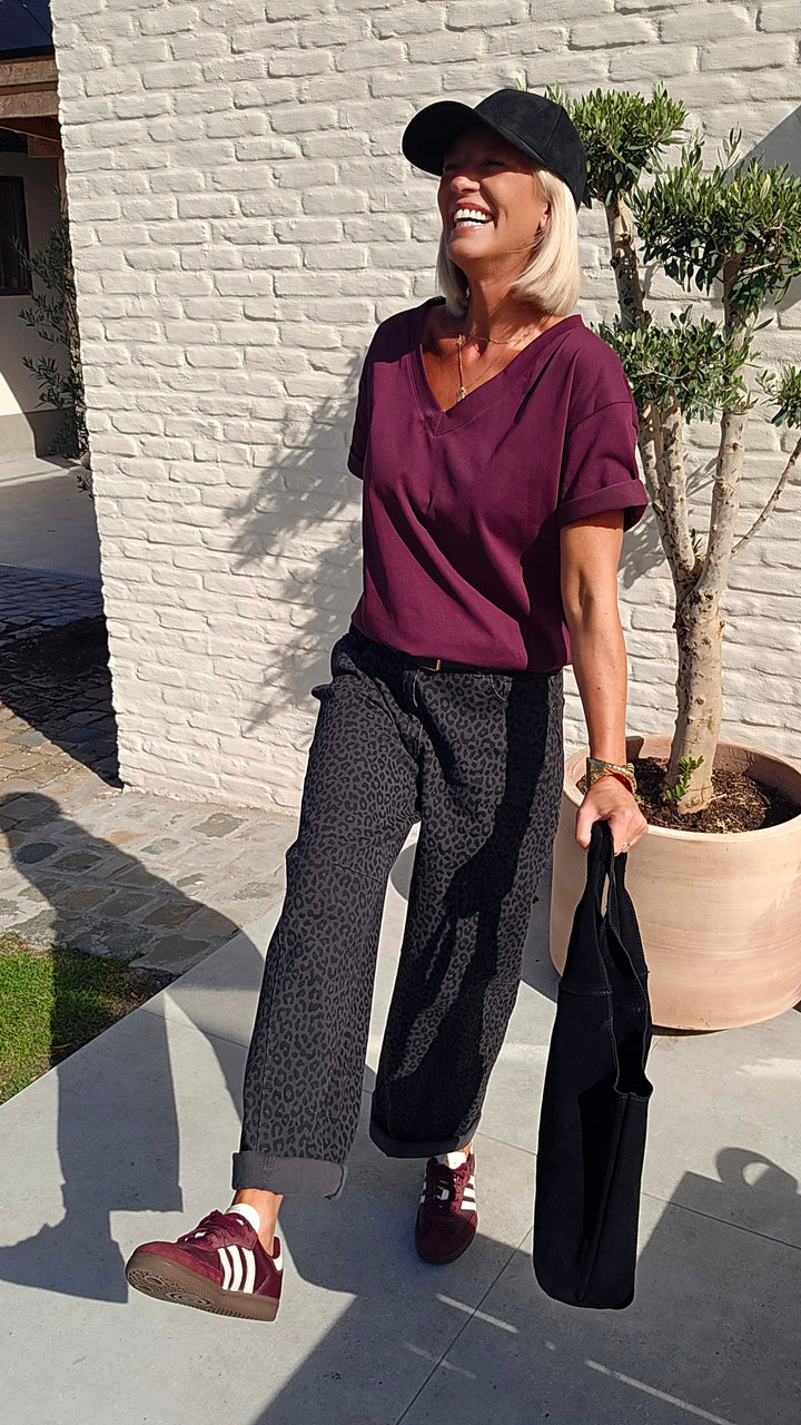 BILLIE balloon jeans dark grey black