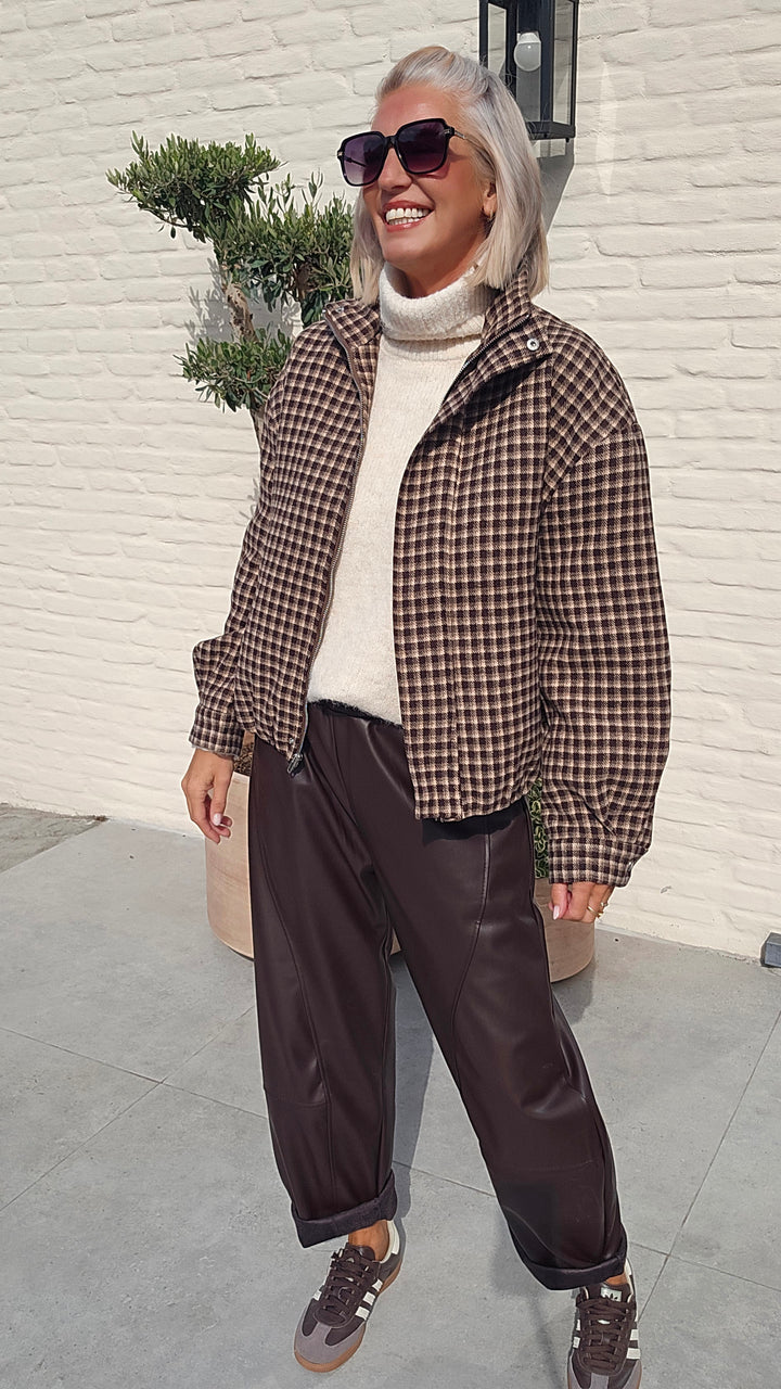 ADINE checked jacket