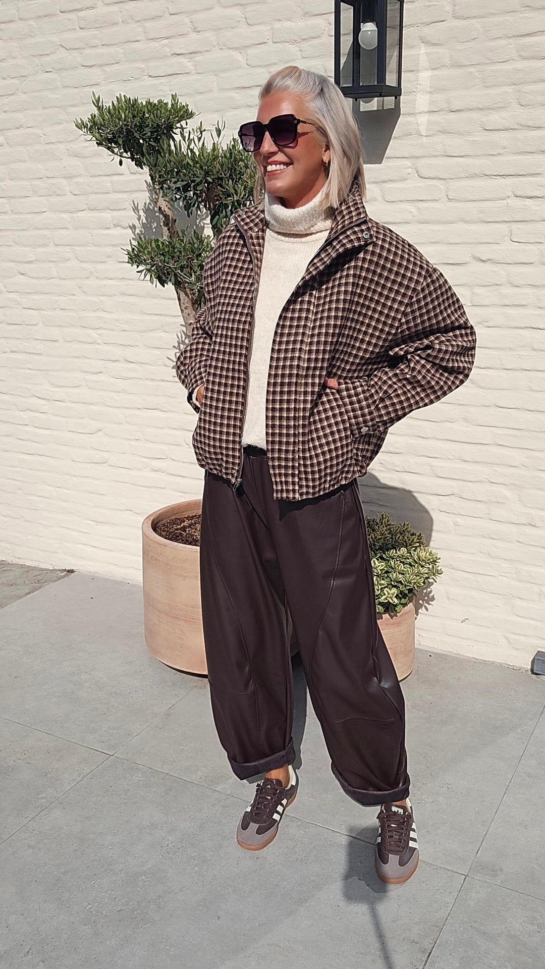 ADINE checked jacket