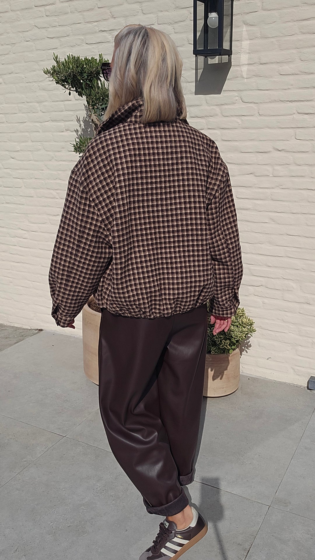 ADINE checked jacket