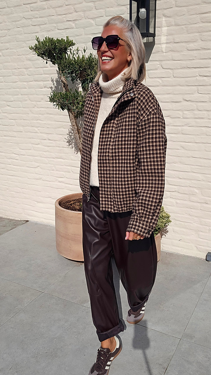 ADINE checked jacket