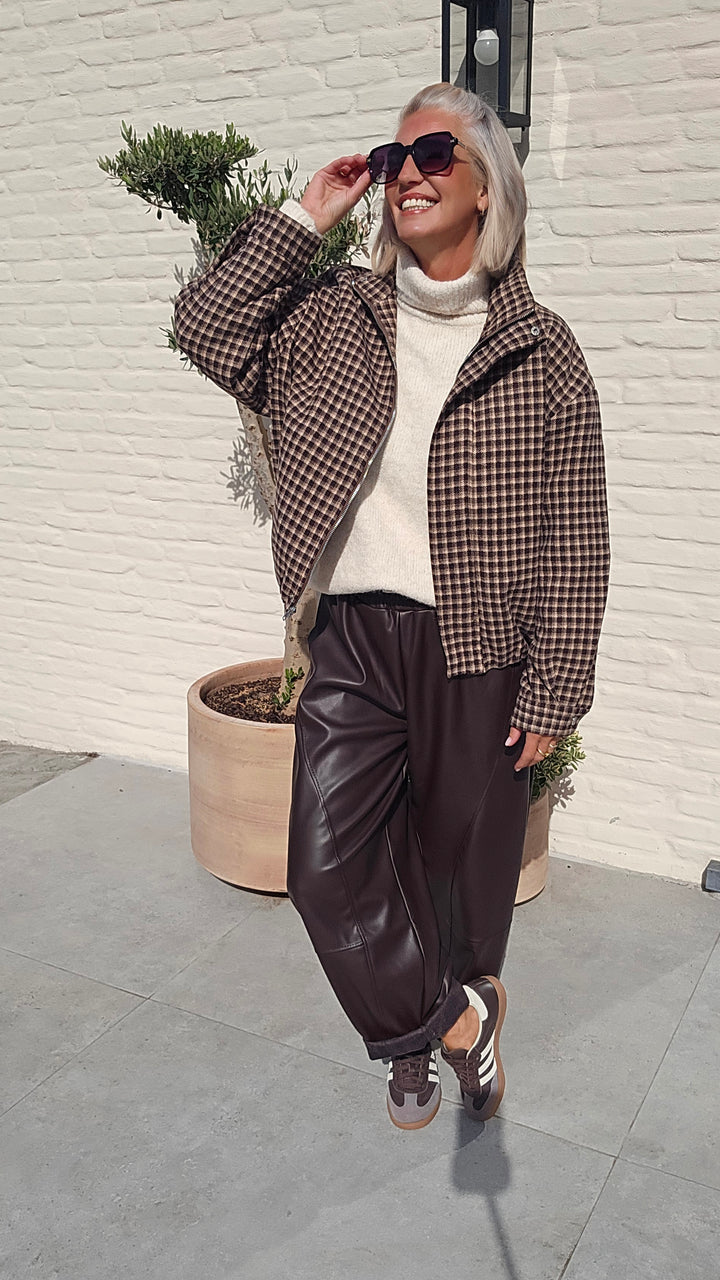 ADINE checked jacket