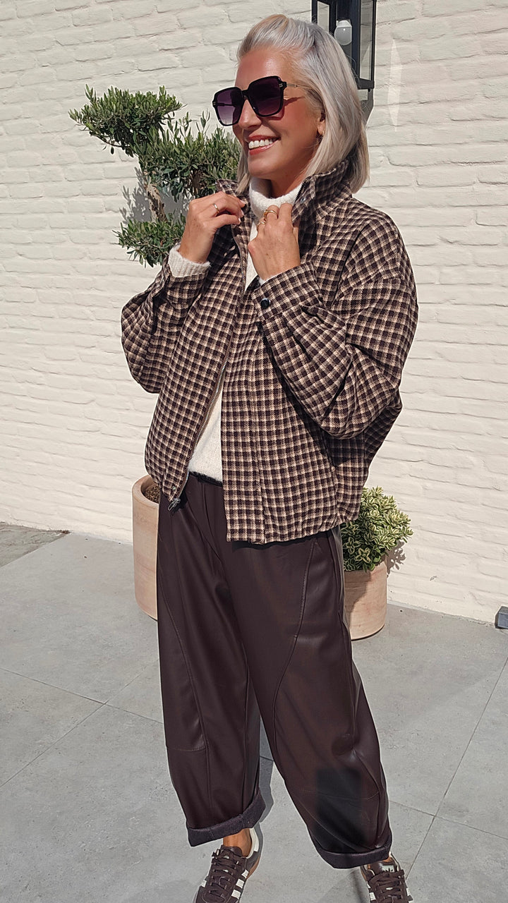 ADINE checked jacket