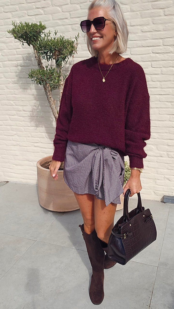 FEM skirt burgundy