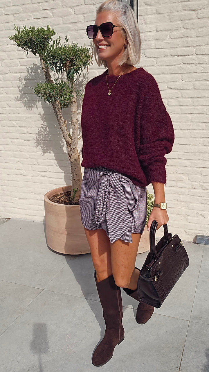 FEM skirt burgundy