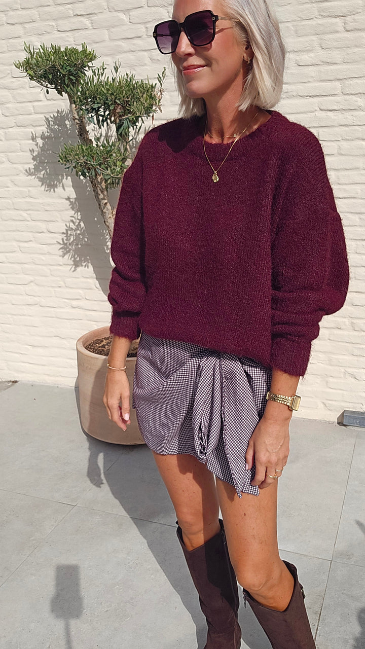FEM skirt burgundy