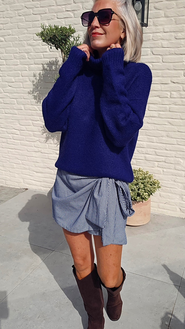 ESMA turtleneck knit electric blue