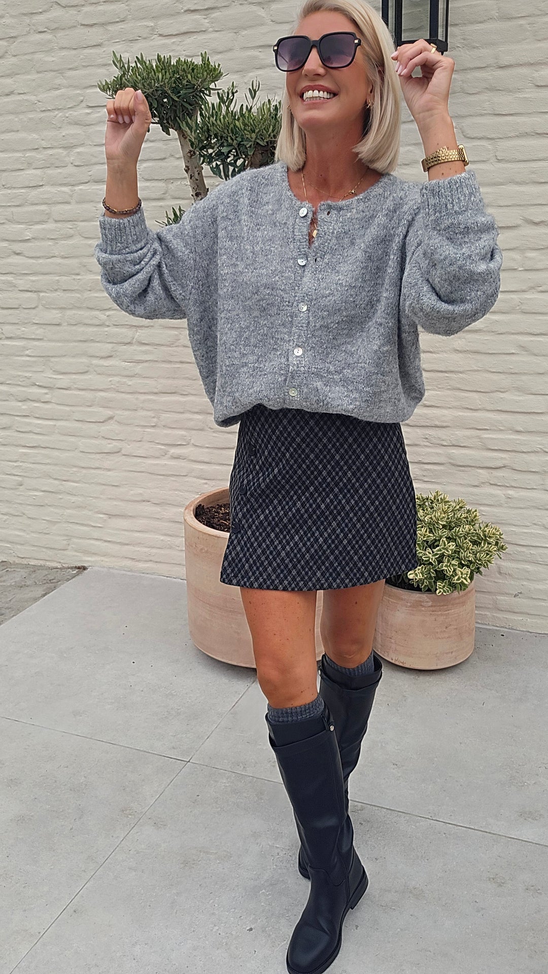 LIESJE cardigan grey