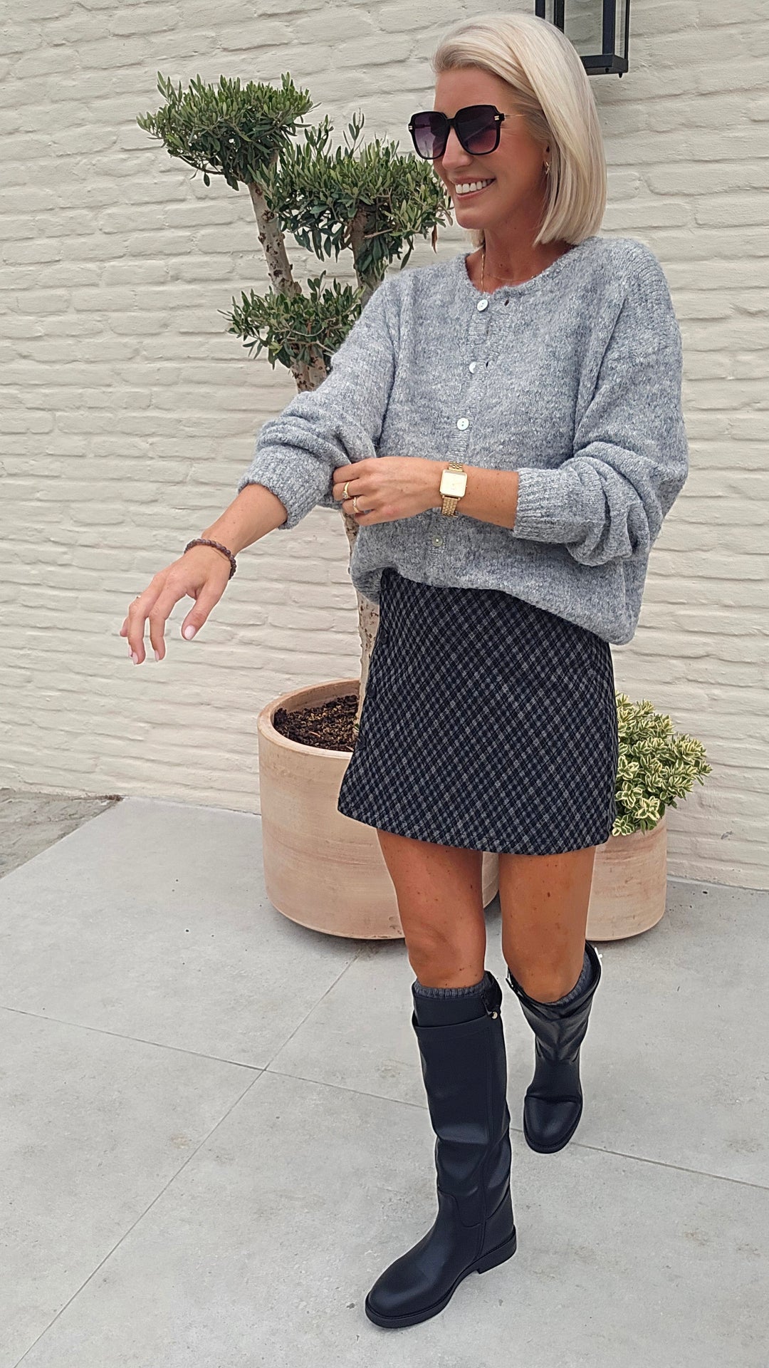 LIESJE cardigan grey