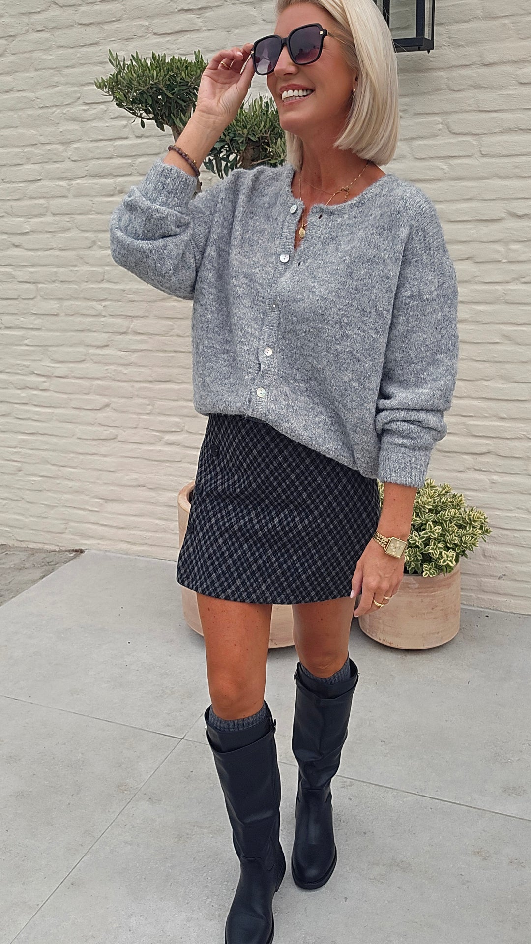 LIESJE cardigan grey