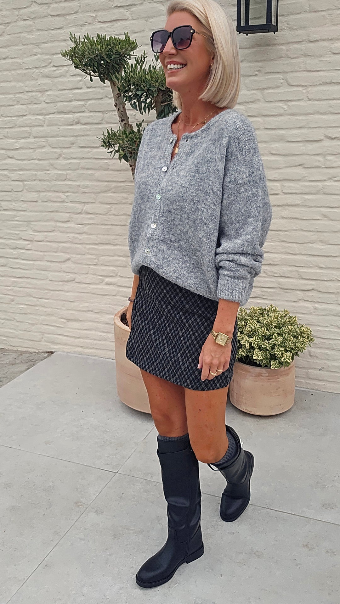 LIESJE cardigan grey