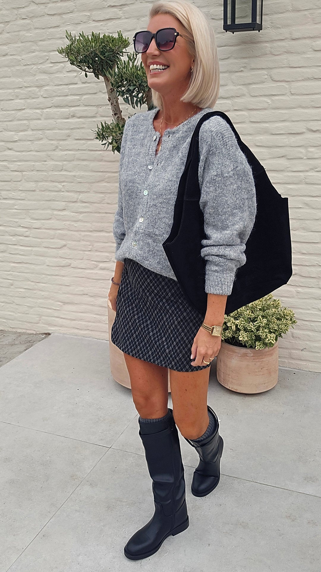 LIESJE cardigan grey