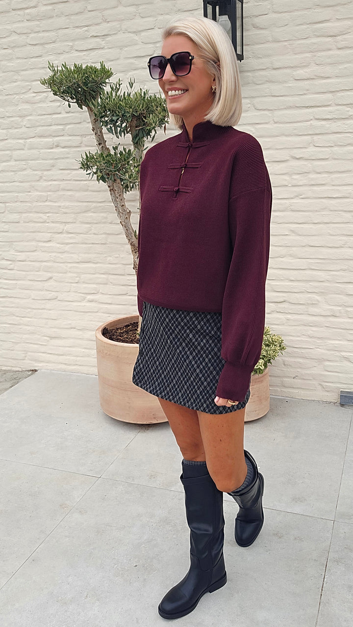 CEYLIN knit plum