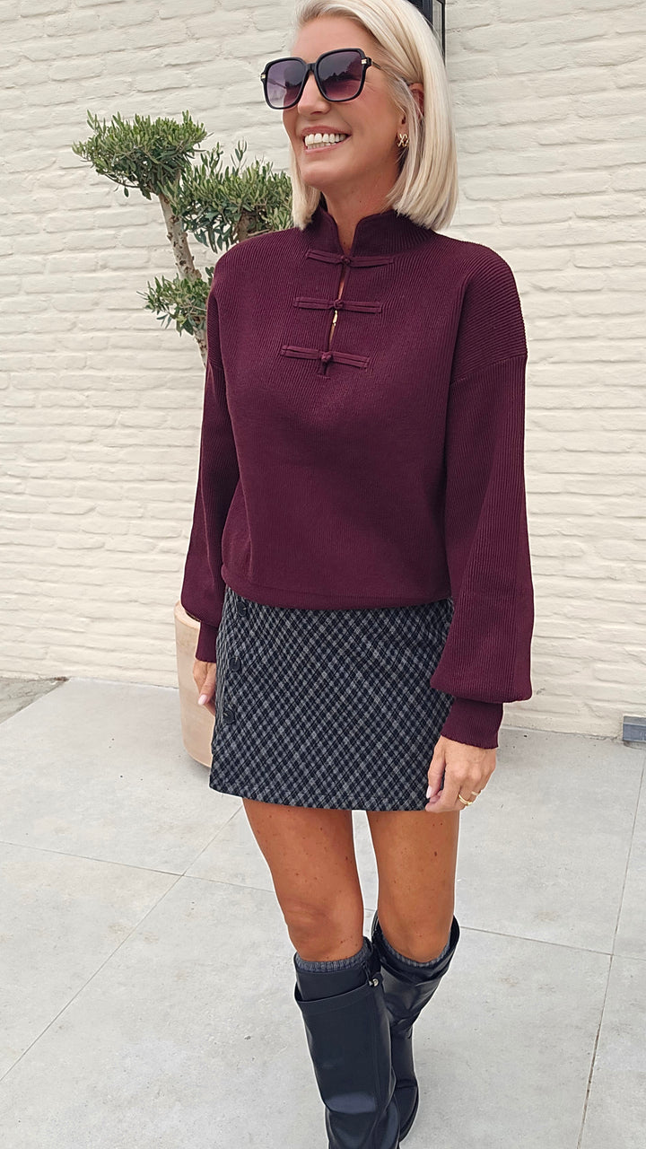CEYLIN knit plum
