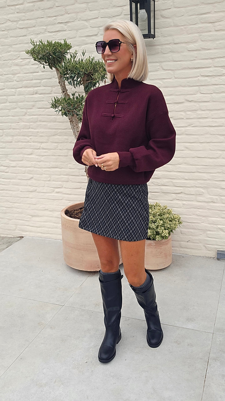 CEYLIN knit plum