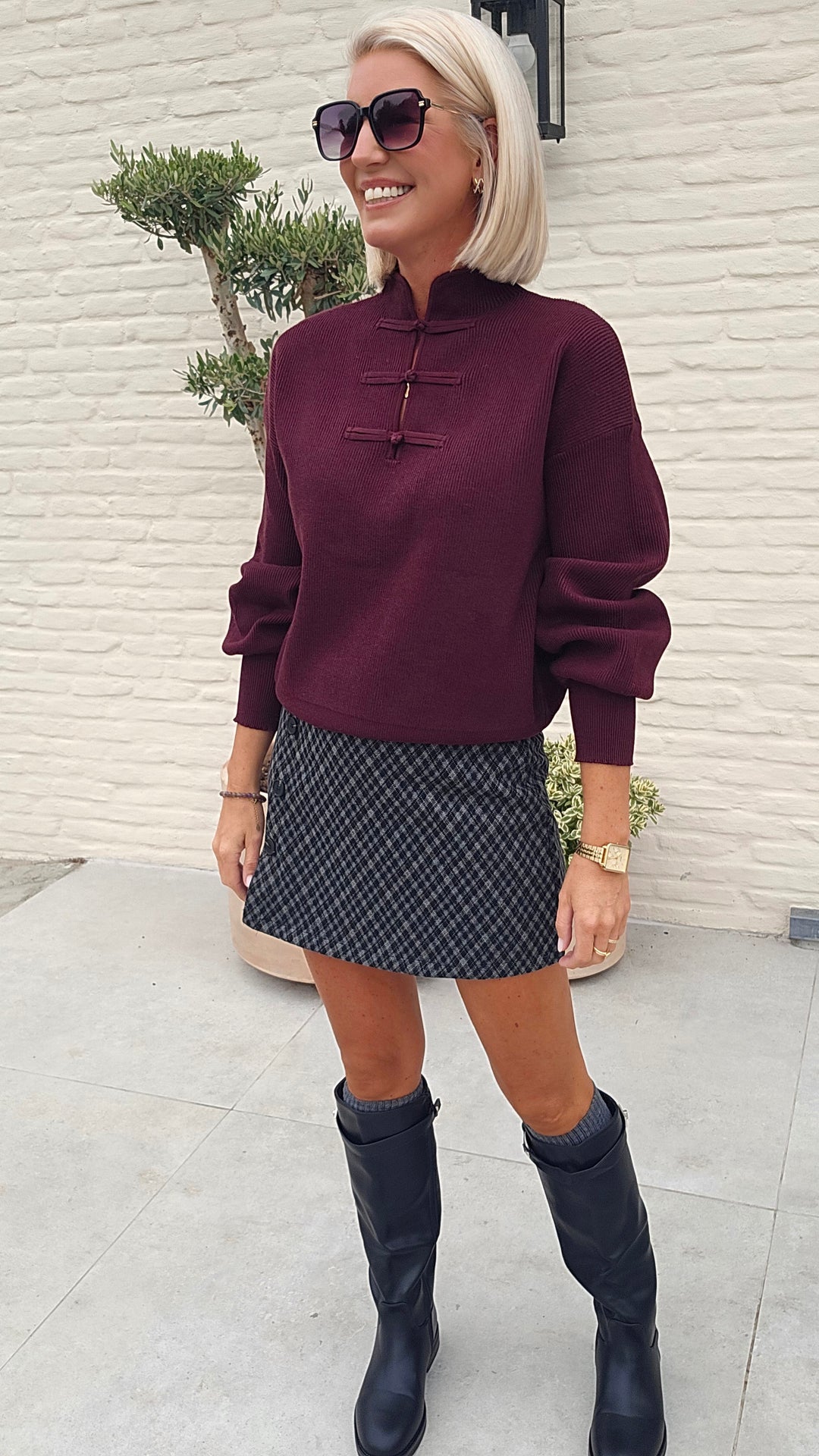 CEYLIN knit plum