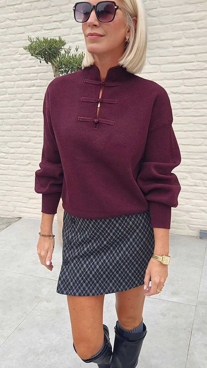 CEYLIN knit plum