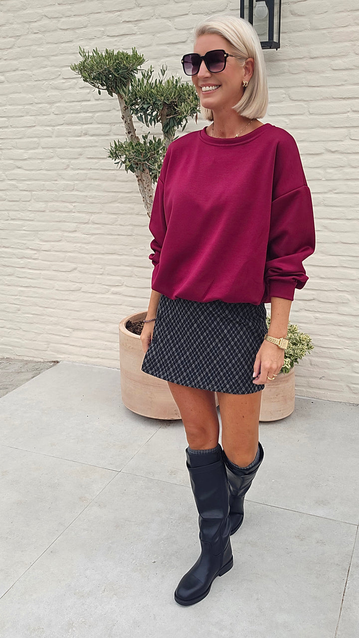 CATO sweatshirt burgundy